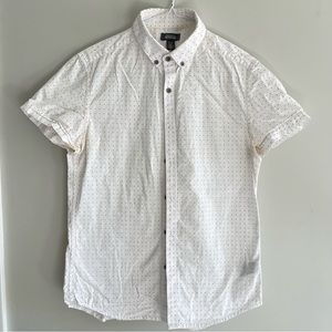 Kenneth Cole Reaction White Short Sleeve Button up Shirt​